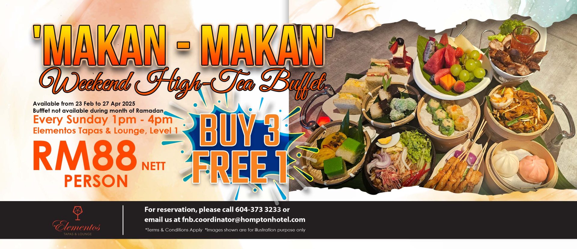 Makan-Makan Weekend High Tea Promotion